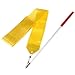 4m Dance Ribbon Wand Gym Rhythmic Art Gymnastic Ballet Streamer Twirling Rod Yellow