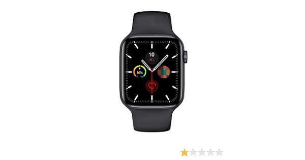 Reloj inteligente IWO Serie 6, W26, W26m y W26 Pro, con monitor de la  frecuencia cardíaca y de temperatura, resistente al agua, compatible con  Apple y Android, color: negro, tamaño: 44 mm :