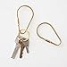 Honbay 3pcs Different Shape Brass Key Ring Key Holder