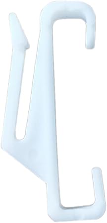 Homyl 50pcs Curtain Track Gliders Glide Hooks Runners Slides Rail