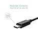 USB Type C Cable, TeckNet [3.3 ft] USB 3.0 Type C (USB-C) to Type A (USB-A) Male to Male Fast Charging & Sync Cable for Galaxy S8,Apple New Macbook,Nintendo Switch,Nexus,LG,Google Chromebook and More