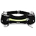 Hydration Running Belt with 2 Water Bottles, OMOTON Multifunctional Zipper Pockets Water Resistant Runner's Waist Pack, For Running, Race, Marathon, Hiking, Cycling, Climbing, Camping, Black