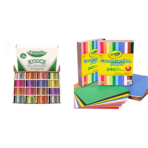 Crayola Crayon Classpack, School Supplies, 16 Colors (50 Each), 800 Ct