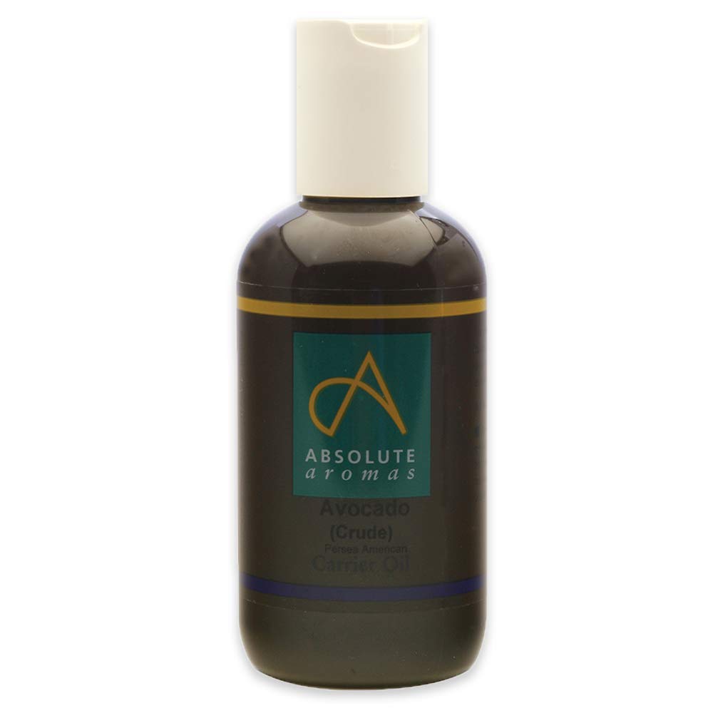 Absolute Aromas Crude Avocado Oil (Persea Americana) 150ml - Pure, Natural, Cold-Pressed, Vegan and Cruelty Free – Moisturising Carrier Oil for Body and Facial Massage