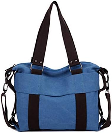 UKDNCK Women Canvas Tote Handbags Girls Crossbody Shoulder Bags Large Messenger Bags For Travel Casual Bag