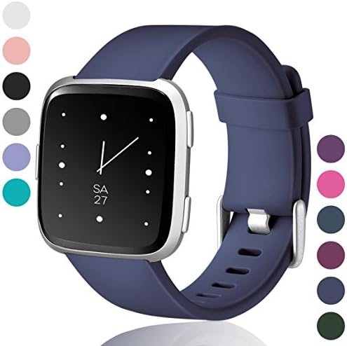 Ambcol For Fitbit Versa Bands Replacement for Women Men Small Large, Sports Watch Band for Fitbit Versa Smartwatch, 12 Colors