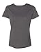 Hanes Womens 5.2 oz. ComfortSoft Cotton T-Shirt (5680) Charcoal Heather XL