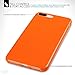 iPhone 8 Plus / iPhone 7 Plus Covers, Terrapin iPhone 8 Plus / iPhone 7 Plus Case - TPU Gel - Slim Design - Durable Shock Absorbing - Back Protector - Solid Orange