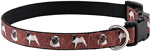 Lovely Fashion Collar for Pug dog &amp; Puppy size Medium 3/4"Inch