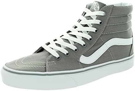 Vans SK8 Hi Frost Grey/White Men's Fashion Sneakers Canvas (12.0 men/ 13.5 women)