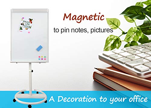 4 Dexboard+Rolling+Whiteboard+Flipchart+Magnets