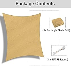 OutdoorLines Rectangle Sun Shade Sails for Patios