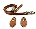 1piece 47 Inches Adjustable Bag Straps with Tabs,Soft Genuine Leather Bag Strap,Genuine Leather Shoulder Handles,Camel Leather Handbag Straps Kz0277 (Camel)