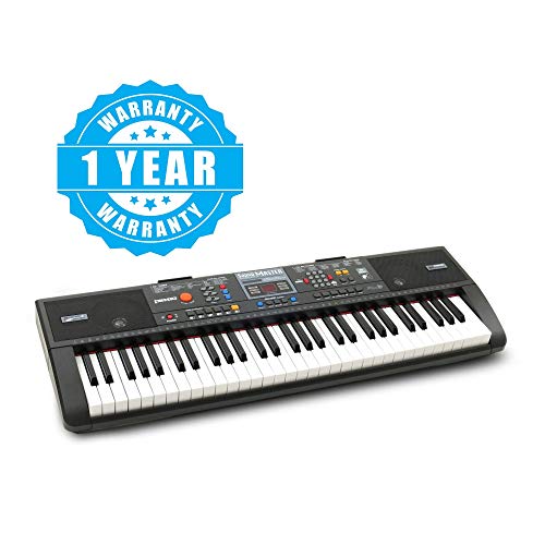 Plixio 61-Key Digital Electric Piano Keyboard & Sheet Music Stand - Portable Electronic Keyboard for Beginners (Kids & Adults) (Renewed) - Thumbnail 5