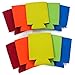 Beer Can and Bottle Insulators, Reversible Premium Neoprene Collapsible Coolers, Assorted Set of 10 Party Pack