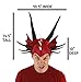 Soft Horned Dragon Costume Hat Accessory - Adjustable Hat with Fiberfill-Stuffed Horns