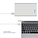 Lizone 50000mAh Extra Pro External Battery for Apple MacBook MacBook Pro MacBook Air USB QC Charger for Apple New MacBook 12 iPad iPhone 7 7 Plus SE 6 6S Plus 5S 5C 5 4 Samsung HTC and More -Silver