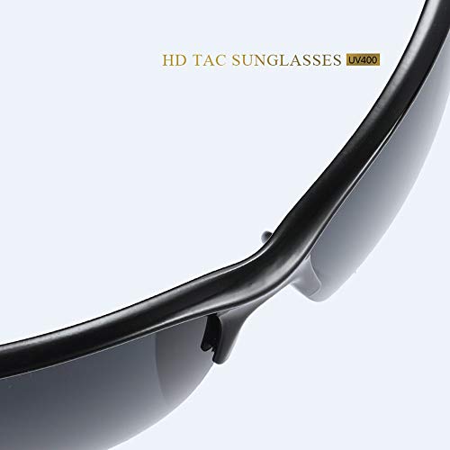 Sonnenbrille Ultraleichte Rahmen Langlebige Und Leicht Zu Reinigende HD-Polarisationsbrille Sportbrille Mit PC TAC… – Bild 5
