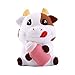 Anboor 3.1 Inches Squishies Cow Kawaii Milk Bottle Soft Slow Rising Scented Animal Squishies Stress Relief Kid Squeeze Toys