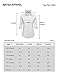 MAYSIX APPAREL 3/4 Sleeve Stretchy Button Down Collar Office Formal Shirt Blouse for Women Black L