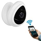 Security Mini IP Camera, UOKOO HD Home Surveillance Camera Wireless IP Camera ,WiFi Security Camera,Baby Video Monitor Nanny Cam, Motion Detection White 2.0