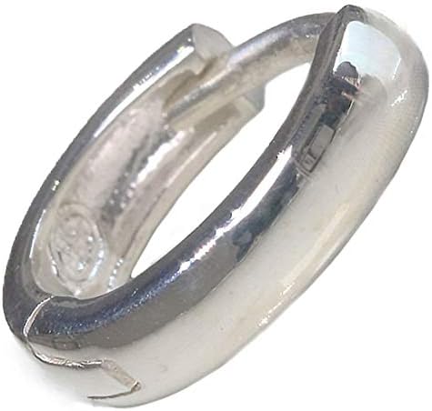 フープピアス リング 新作販売 シルバー９２５ ピアス メンズ レディース イヤリング 片方ピアス アクセサリー 中折れ式 ライン フープ 鏡面