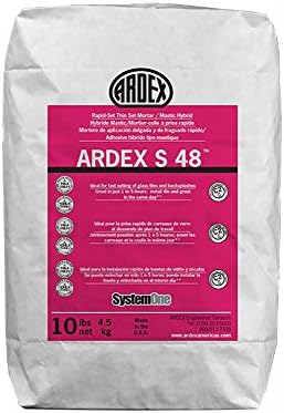 Ardex S 48 Brilliant White Rapid-Set Thin Set Mortar/Mastic Hybrid 10 lb Bag