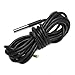 DROK 3 Meter Waterproof Digital Temperature Sensor Probe Stainless Steel Temp Cable Probe Thermometer Detector Sensor for Indoor Outdoor Lab Car
