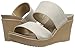 crocs Women's Leigh Ii 2-Strap W Wedge Sandal, Oatmeal, 9 M US