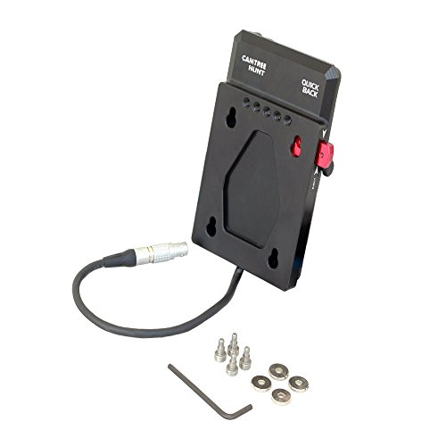CAMTREE Hunt Quick Back Battery Plate for Red Scarlet and Epic Cameras | V-Mount Portable Battery Plate Adapter (CH-VBP-SE)