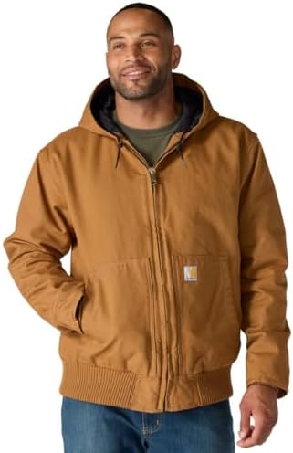 Amazon.com: Carhartt Men's Loose Fit Firm Duck Thermal-Lined