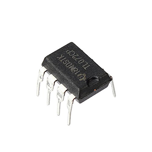 ILS - 100 Pieces TL072 TL072CP DIP8 Chorus Delay Op Amps IC Chips