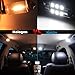 Yorkim 7440 Led Bulb, 7443 Led Bulbs, 7440 LED for Reverse Light, Back Up Light, Brake Light, T20 W21W Ultra Bright 5730 33SMD - Pack of 2, White
