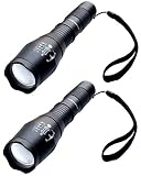 Bell + Howell 1176 Taclight High-Powered Tactical Flashlight with 5 Modes & Zoom Function (Original, Set of 2)