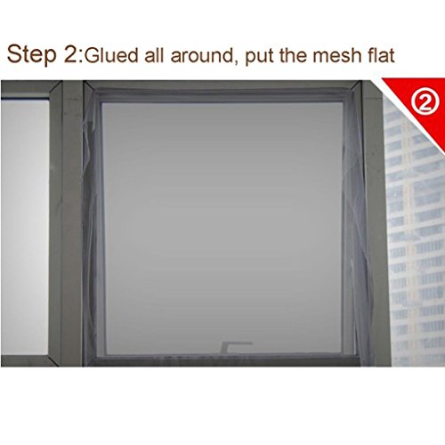 image for Fheaven (TM) Insect Fly Non-toxic Indoor Door Window Netting Screen Cu