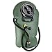 Aquatic Way Hydration Bladder Water Reservoir for Bicycling Hiking Camping Backpack. BPA Free. Easy Clean Large Opening, Quick Release Insulated Tube w/Shutoff Valve (Green 3L 3 Liter 100 oz)