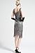 BABEYOND 1920s Flapper Dress Roaring 20s Great Gatsby Costume Dress Fringed Sequin Dress Embellished Art Deco Dress