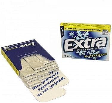 Wrigley Extra - Winterfresh, Slim, 15 stick pack, 10 count by Extra Gum