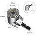 105 Degree Right Steel Angle Driver Angle Extension Power Screwdriver Dril with 1/4 Drive Hex Bit Quick Magnetic Drill Bit Angled Bit Power Drill Tool,Multifunction Right Angle Drill
