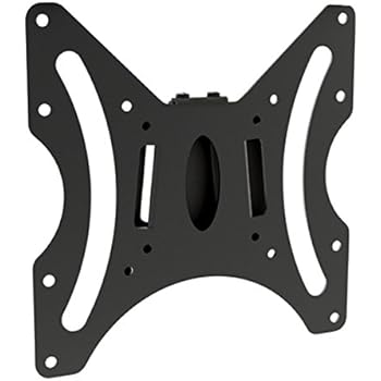 Amazon.com : Ultra-Slim Black Fixed/Flat Low-Profile Wall ...