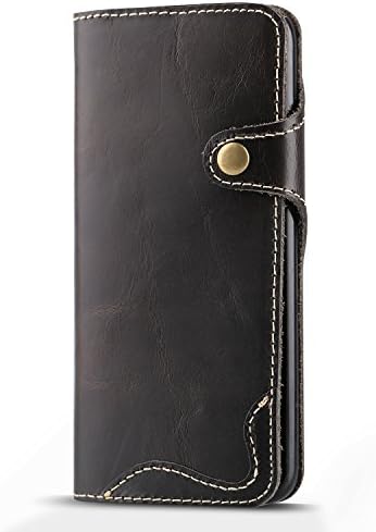 S8 Plus Galaxy Edge Wallet Case Cover With Credit Card Holder For Samsung Galaxy S8 Plus Cell Phone Protection Ying ze (Black)