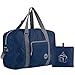 WANDF For Spirit Airlines Personal Item Bag 18x14x8 Foldable Travel Duffel Carry on Weekender Overnight for Women Men