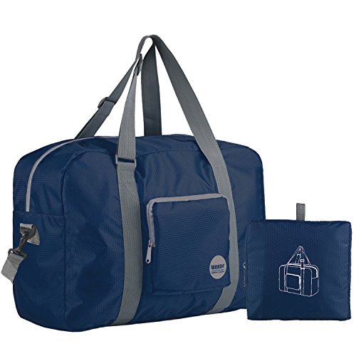Wandf foldable travel duffel bag luggage sports gym wat…