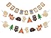 Woodland Creatures Banner & It’s a Boy Banner Forest Animal Friends Party Supplies Banner Baby Shower Party Decorations Birthday Party Favors Photo Prop (2 set Animal Banners + It’s a Boy Banner)