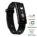 Fitness Tracker,Hizek Activity Tracker with Heart Rate Monitor Wireless IP67 Waterproof Smart Wristand Pedometer with Sleep Monitor/Step Counter/Calories Track/GPS Tracker for Smartphone