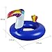 Toucan Bird Swim Pool Ring - Wishtime Lovely Toucan Bird Swimming Ring for Adult Summer Outdoor Inner Tube Beach Toy