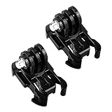 Sametop 360 Degree Rotating Quick Release Buckle Clip Mount for GoPro Hero 6, 5, 4, Session, 3+, 3, 2, 1 Cameras (2 Packs)