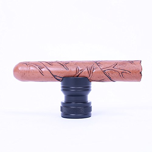 Beautifultracy Tragbarer Zigarrenhalter Aus Metall - Kompakter Ständer Für Unterwegs, 3,8x3,1 Cm