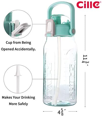 Cille water bottle with doors, BPA-free, $19.99