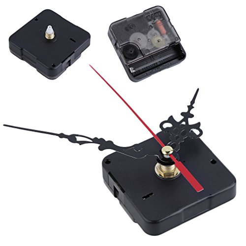 Mute Mechanism Quartz Clock Movement Kit Spindle Shaft Mechanism 12mm With Hands